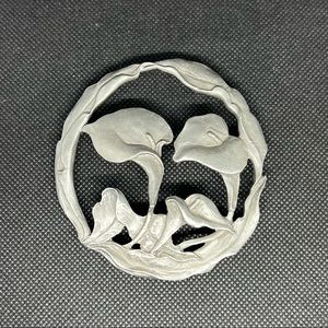 Rawcliffe Pewter 1969 Lily Jar Topper, PC 2913